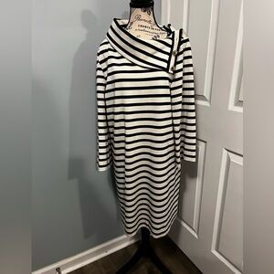 Kate spade Striped Navy and White Dress